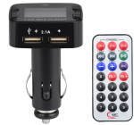 נגן mp3 לרכב+מטען usb  בעל 2 כניסות