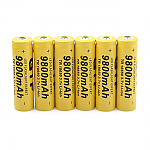 סוללה נטענת 3.7v 9800mAh 18650 Li-ion